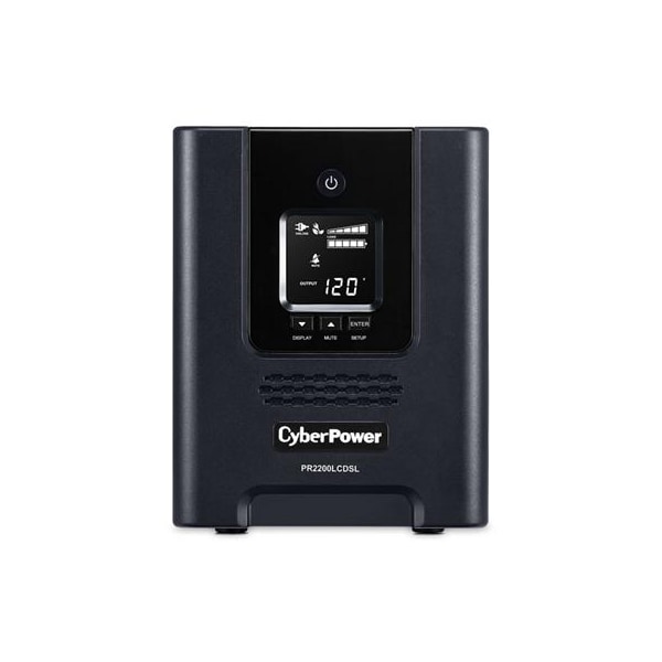 Cyberpower Smart UPS, 2070VA, Line Interactive, Out: 120V AC In: 120V AC - PR2200LCDSL