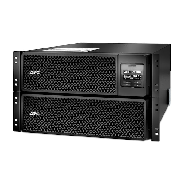 Apc UPS System, 10000VA, Online/Double Conversion, Out: 208/240V AC In: 208/240V AC - SRT10KRMXLT