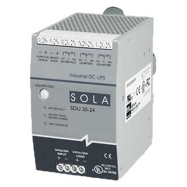 Solahd UPS System, 480VA, Standby, Out: 22.5V DC In: 22.5V DC - SDU2024B