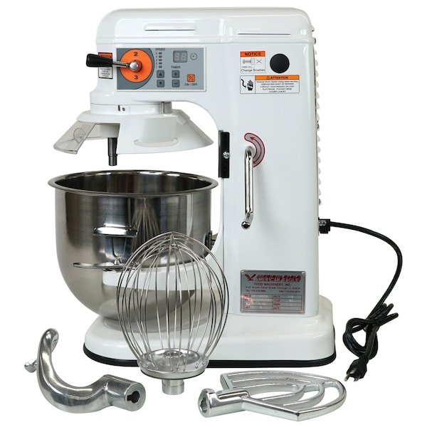 American Eagle AE-10DCA 10 Quart Countertop Planetary Mixer w/Guard and Digital Panel, 15 speeds, 115V - AE-10DCA