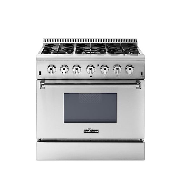 Thor Kitchen Thor Kitchen HRD3606U 36 in. Professional Stainless Steel Dual Fuel Range - HRD3606U