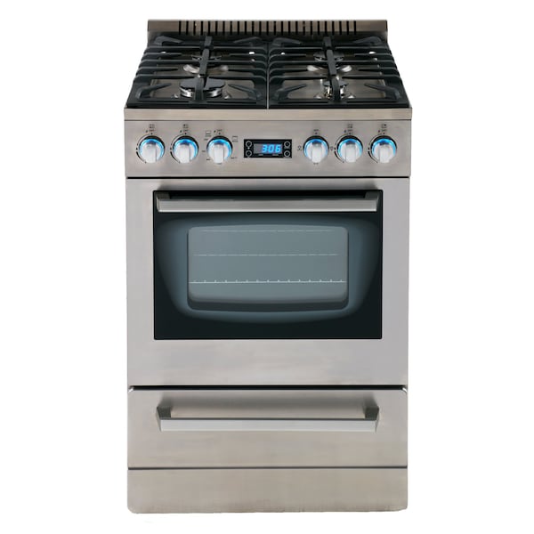 Avanti Avanti 24" ELITE Series Gas Range, Stainless Steel - DGR24P3S