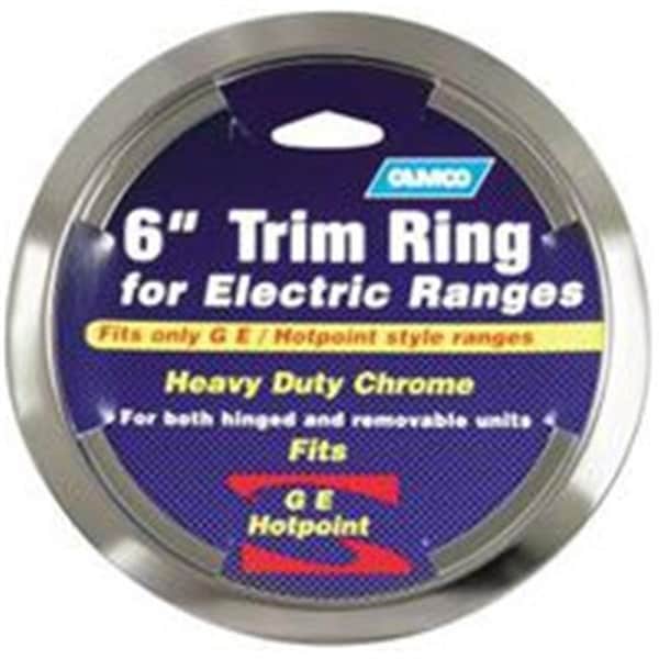 Camco Camco Manufacturing Inc 6In Chrm Elect Range Trim Ring 303 - 6836712