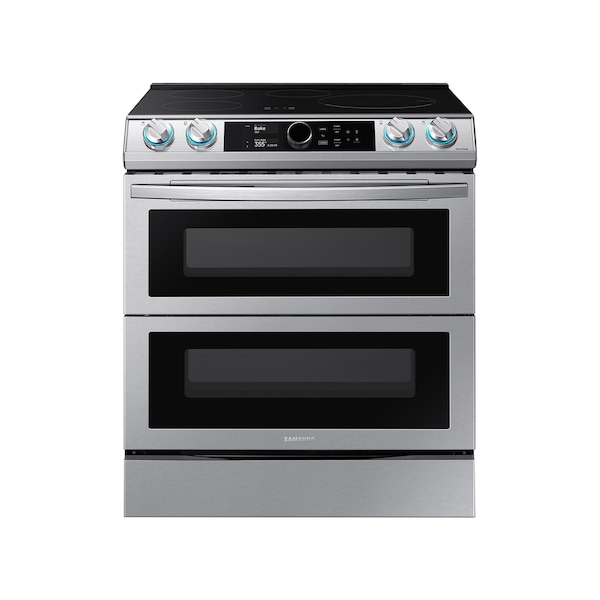 Almo 30in. Smart Slidein Induction Range, Flex Duo and Air Fry - 6.3cu. ft. Fingerprint-Resistant - NE63T8951SS