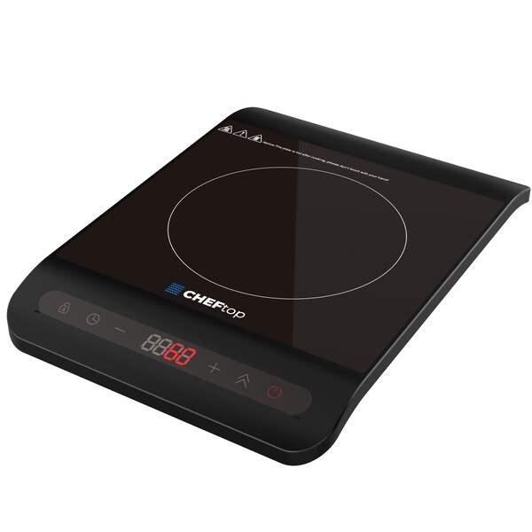 Drinkpod Cheftop Portable Single Burner Induction Cooktop Digital Ceramic Burner Electric Cooktop 1300 Watt - DP-CHEFTOP-1-A