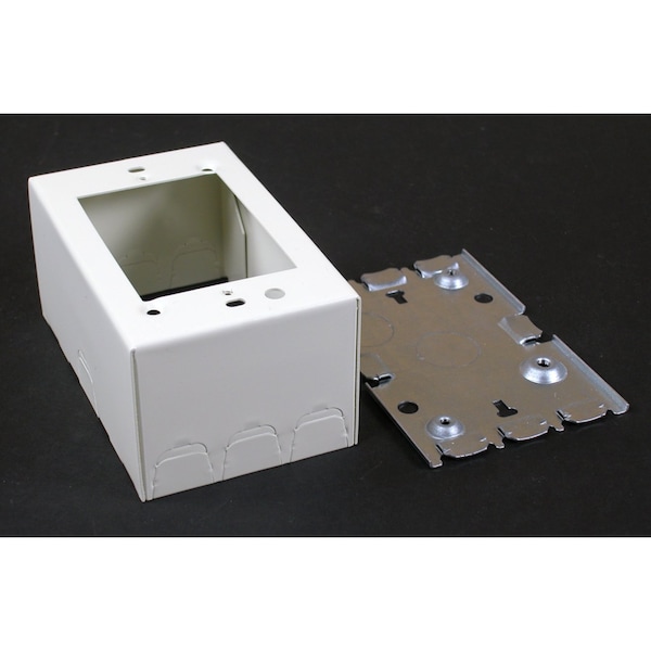 Legrand Device Box, Gang Box Type, 1 Gang, Steel - V5747