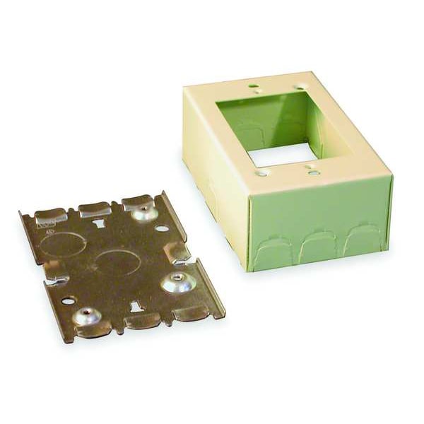 Legrand Device Box, Gang Box Type, 1 Gang, Steel - V5748