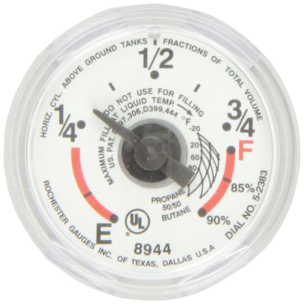 Manchester Tank Manchester Tank G12653 LP Gas Tank Accessories - Snap-On Dial Gauge - G12653