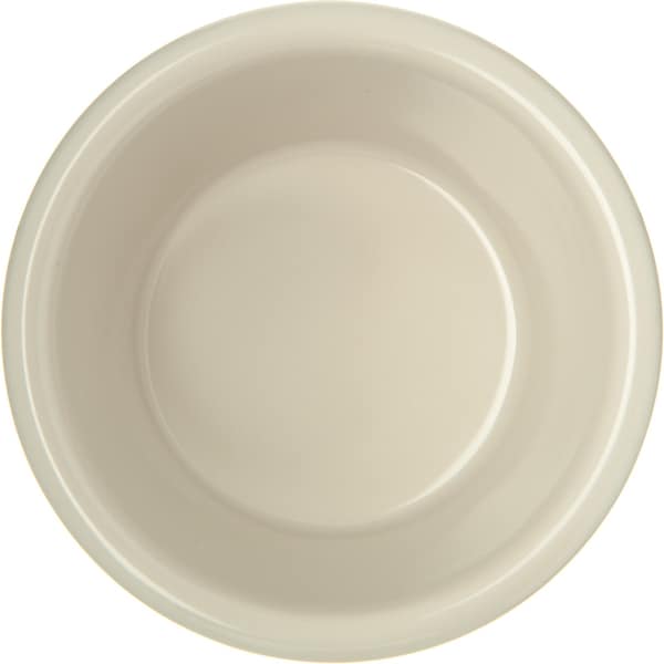 Carlisle Foodservice Melamine Fluted Ramekin, 3 oz., Bone, PK4 - S282-842