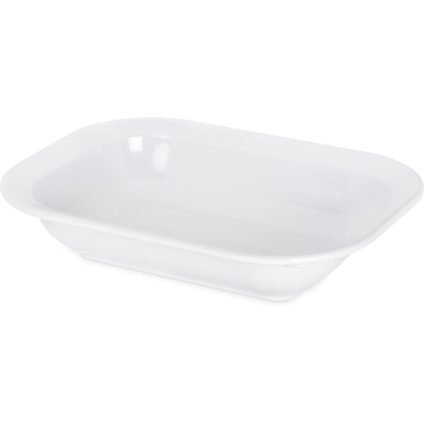 Carlisle Foodservice Melamine Baker Server, 28 oz., Wht, PK12 - 4374502