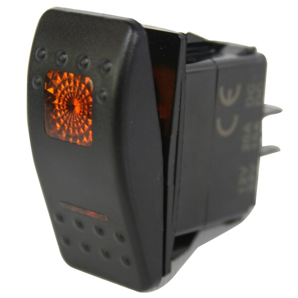 Interruptor basculante Bulldog Winch - Encendido/Apagado 5 pines ámbar - 20259