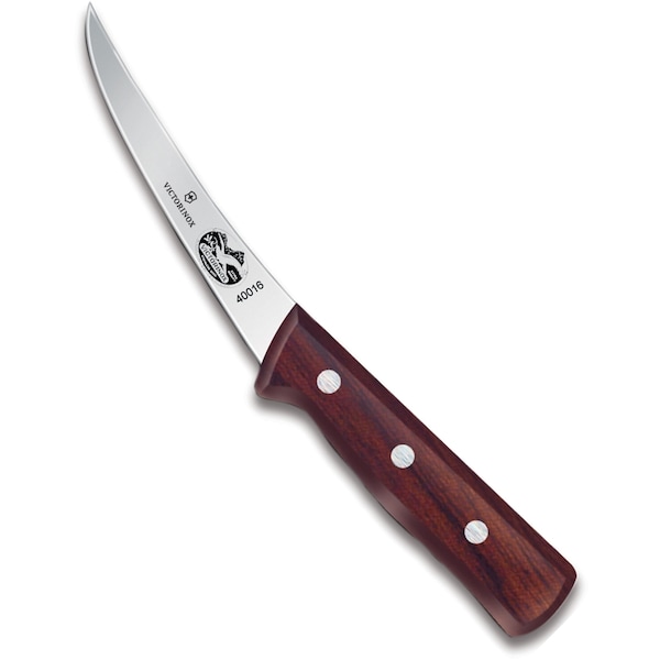 Swiss Army Brands 2023 Victorinox 40016 Kitchen Wood Boning - Curved, 5In Semi-Stiff Blade - VIC-5.6606.12