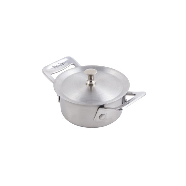 Bon Chef Cucina Round Dish W/Lid  4 1/4" Dia X  1 7/8" H  /  8 Oz - 60026