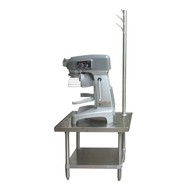 Advance Tabco Equipment Stand with utensil rack 36 in.W x 30 in.D x 24 in.H - MX-SS-303