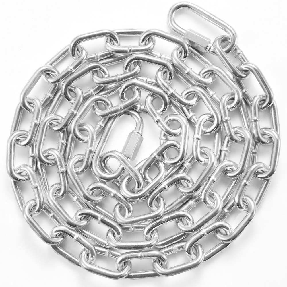 VEVOR Zinc Plated Proof Coil Chain Carbon Steel Chain Sling 5/16" x 6' 1980 lbs - WGAQLTG6FT14XEPVVV0