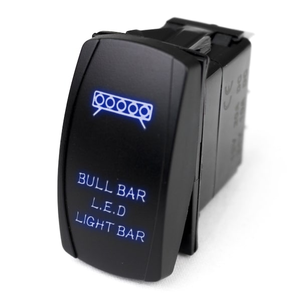 Interruptor basculante Led de carreras con luminosidad azul (Barra de luz Led para barra de luz Bull Bar) - RSLJ46B