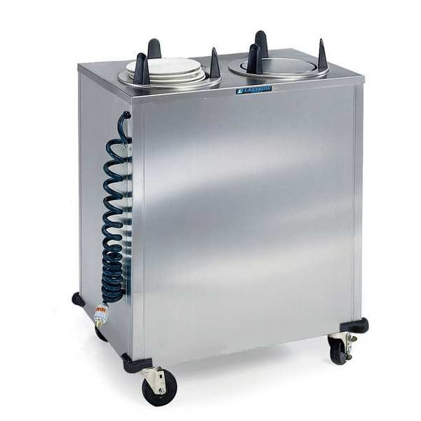 Lakeside Heated 2-Stack Plate Dispenser Cabinet; Fits Plates 8-1/4" to 9-1/8" - 6209