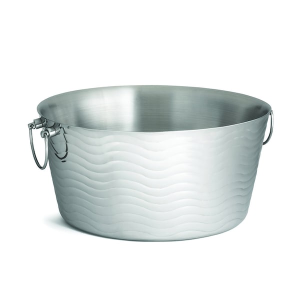 Tablecraft Beverage Tub, Double Wall, SS, 6-3/4 gal. - WBT199