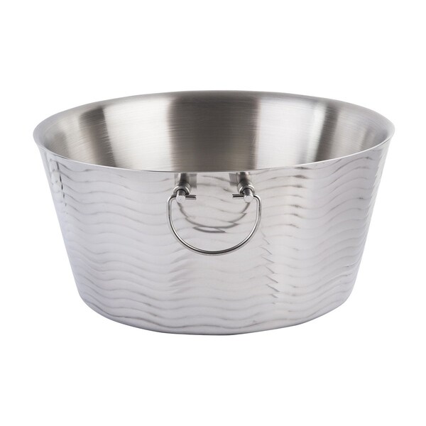Tablecraft Beverage Tub, Double Wall, SS, 6-3/4 gal. - WBT199