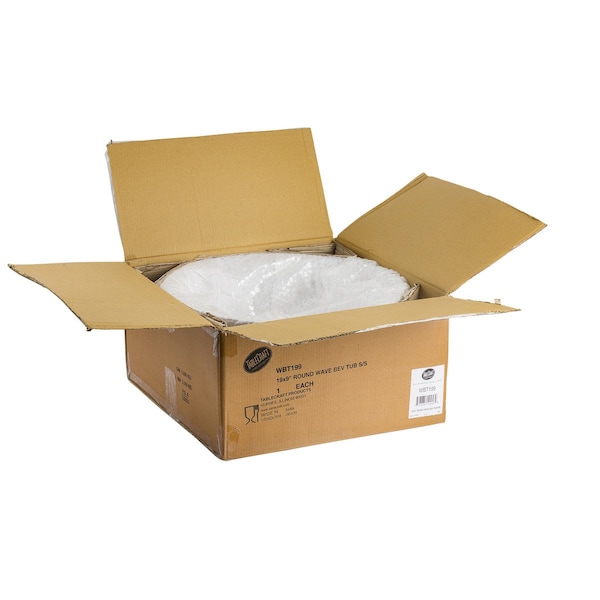 Tablecraft Beverage Tub, Double Wall, SS, 6-3/4 gal. - WBT199