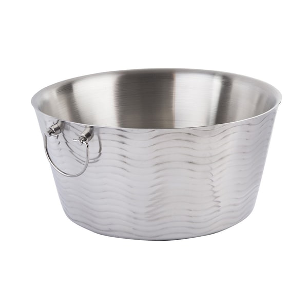 Tablecraft Beverage Tub, Double Wall, SS, 6-3/4 gal. - WBT199
