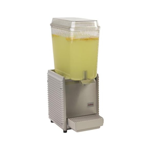 Crathco 1 Bowl Refrigerated Beverage Dispenser with Plastic Side Panel - D15-4