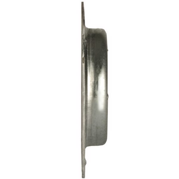 Raco Fixture Cover, 1 Gang, Galvanized Zinc, Square Box Type - 767