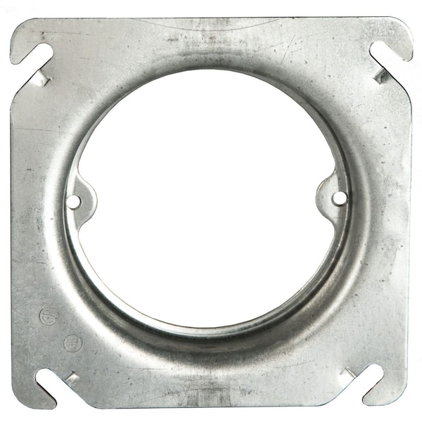 Raco Fixture Cover, 1 Gang, Galvanized steel, Square Box Type - 759