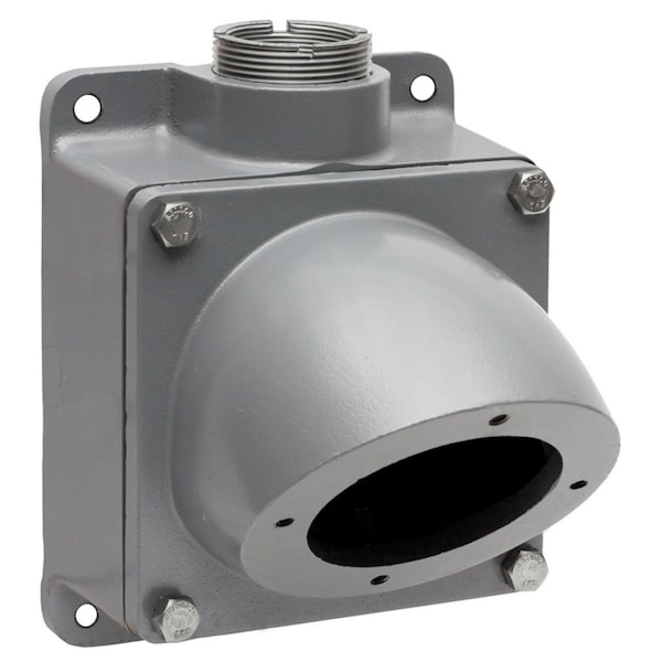 Hubbell Wiring Device-Kellems Mounting Box, Aluminum, Four-Way Back Box Type - MB2003W