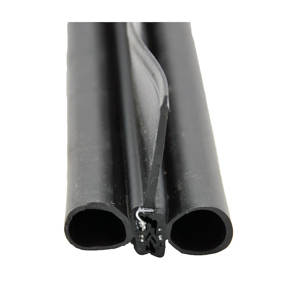 Ap Products AP Products 018-478 Black Double Bulb Seal with Wiper - 2" x 2.25" x 28' - 018-478
