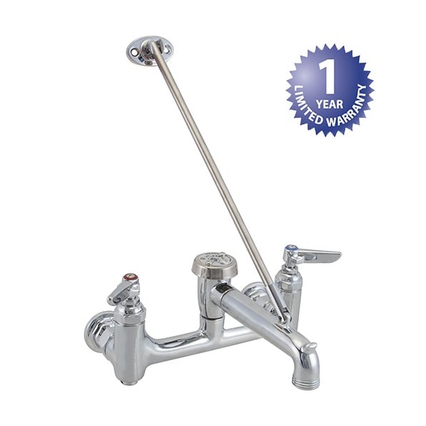 T&S Brass FAUCET 8" WALL MOUNT SERVICE SINK T&S for T&S Brass - Part# 0665BSTPM - 0665BSTPM