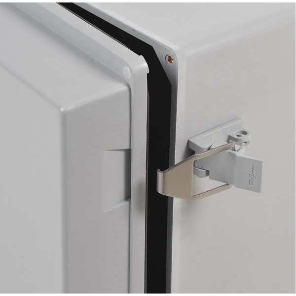 Nvent Hoffman Fiberglass Electrical Enclosures, 16 in H, 8 in D, 12 in W, NEMA 4X, Screw Hinged - A16128JFGQRR