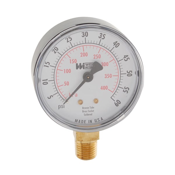 Vulcan Hart Gauge, Water Pressure , 0-60 Psi - 918460