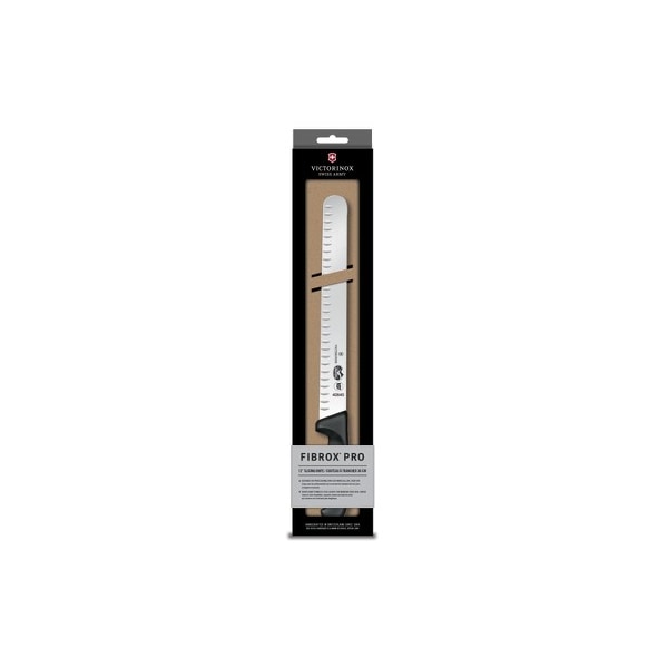 Swiss Army Brands 47645.Us2 Kitchen Fibrox Pro Slicing 12In Wide Granton Blade, 10.5In Width At Handle Black Packaged - VIC-5.4723.30-X4