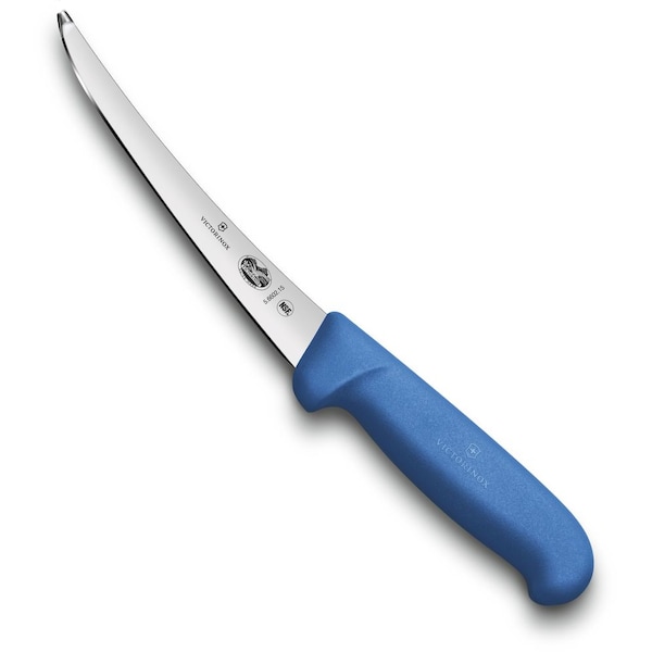 Swiss Army Brands Victorinox Kitchen Boning Knife 4.75In Flex Fibrox Safety Blue - VIC-5.6612.12M