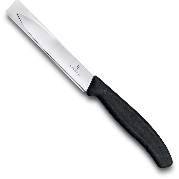 Swiss Army Brands 2024 Kitchen Swiss Classic Paring 4In Strt, Spear Point Blade, 5/8In Width At Handle Blk - VIC-6.7703