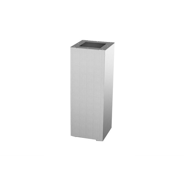 Saginaw Control & Engineering Pedestal, 21.38 in. H x 8 in. W x 8 in. L, 304 Stainless Steel - SCE-PE22SS