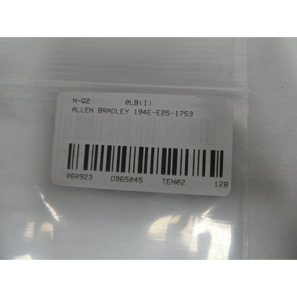 Interruptor de desconexión sin fusibles de 3P 25A 600V-Ac de Allen Bradley - 194E-E25-1753