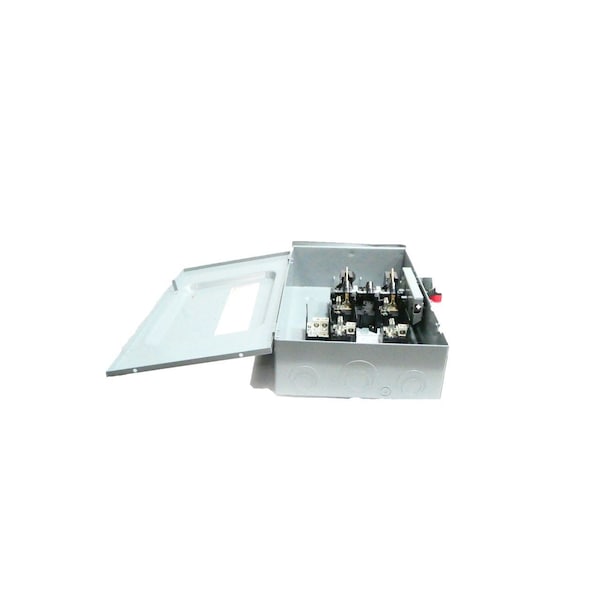 Interruptor de desconexión con fusible Square D de 2P 200A 120/240V-AC - H224NRB