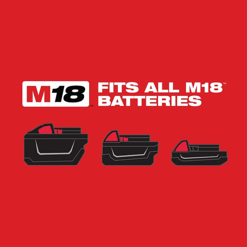 Llave de Impacto Inalámbrica Milwaukee M18 FUEL ONE-KEY de 18V con Motor sin Escobillas de Iones de Litio de 3/4 pulgadas con Anillo de Fricción y Batería M18 5.0 Ah - 2864-20-48-11-1850