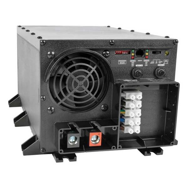 Tripp Lite Power Inverter and Battery Charger, Modified Sine Wave, 4,800 W Peak, 2,400 W Continuous, 1 Outlets - APS2448UL