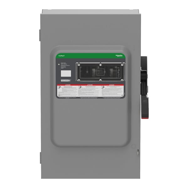 Interruptor de seguridad Schneider Electric, 3PST, 200 A, 3 Polos, 3 Hilos - VH364
