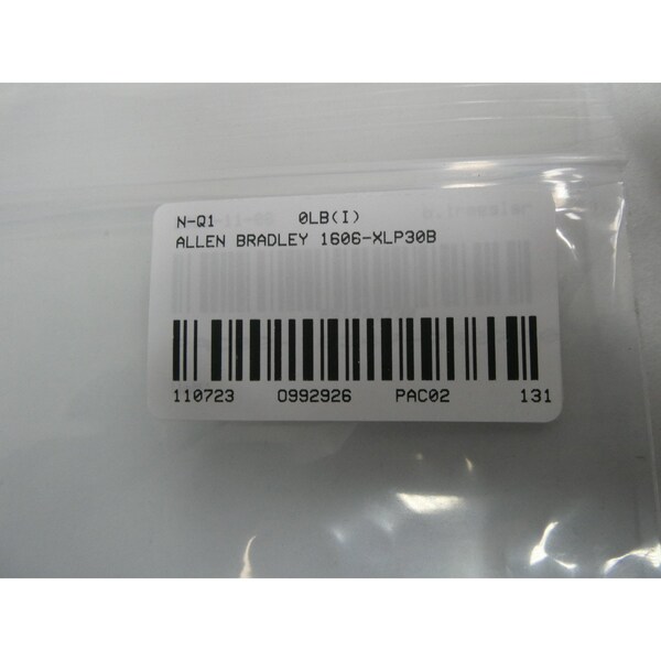 Allen Bradley SER A 100-240V-AC 2.5A AMP 10-12V-DC 30W AC TO DC POWER SUPPLY - 1606-XLP30B