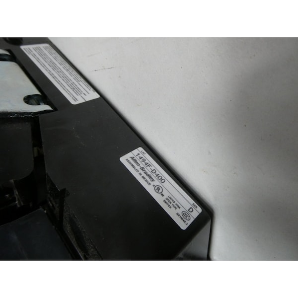 Interruptor de desconexión NO FUSIBLE de Allen Bradley 3P 400A AMP 600V-AC - 1494F-D400