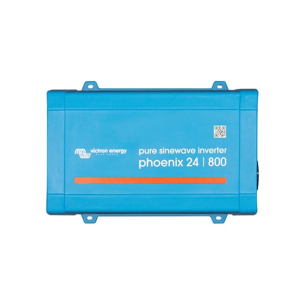 Victron Energy Power Inverter, Pure Sine Wave, 400 W Peak, 250 W Continuous, 1 Outlets - PIN482510500