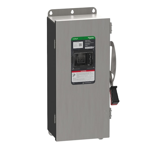 Interruptor de seguridad fusible Schneider Electric, 600V CA/CD, 3 polos - VH363DSGL