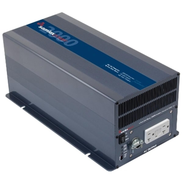 Samlex America Power Inverter, Pure Sine Wave, 4,000 W Peak, 2,000 W Continuous, 2 Outlets - SA-2000K-124