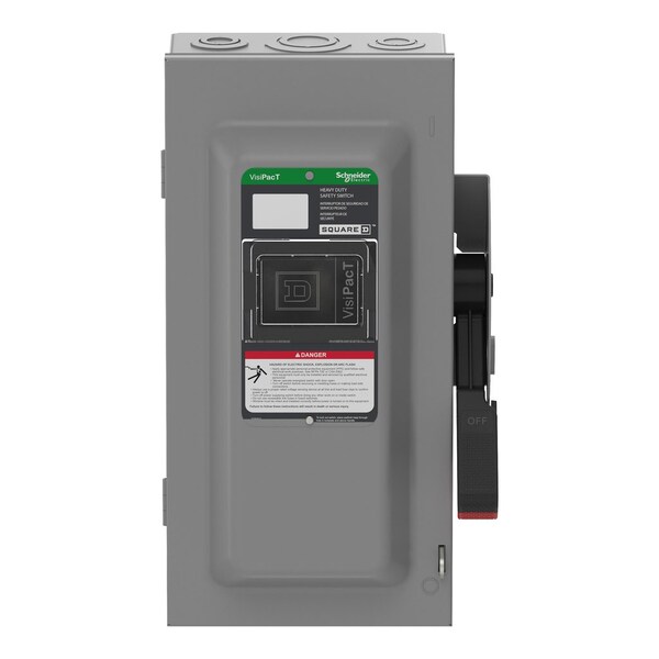 Interruptor de seguridad con fusible Schneider Electric, 240V AC, 2 polos - VH222N