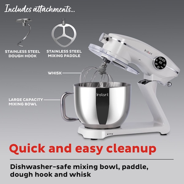Instant Brands Pearl 7.4 qt 10 speed Stand Mixer - 140-1560-01
