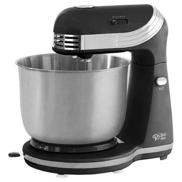 Fastfood 3 qt. 6 Speed Stand Mixer, Black - FA3306690